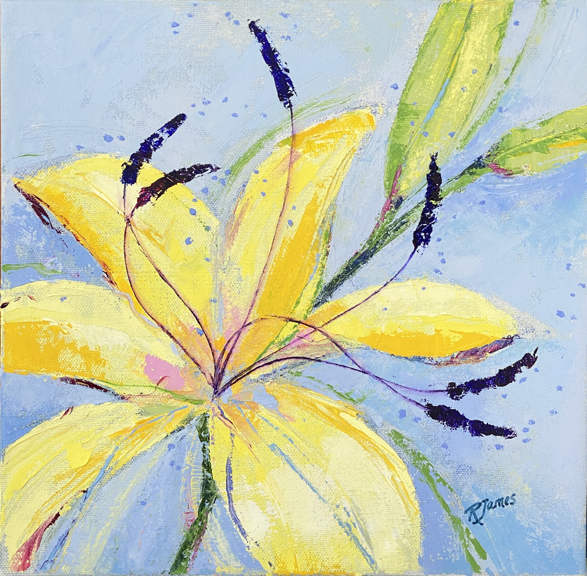 Spritely Lily #1 by Rose marie James