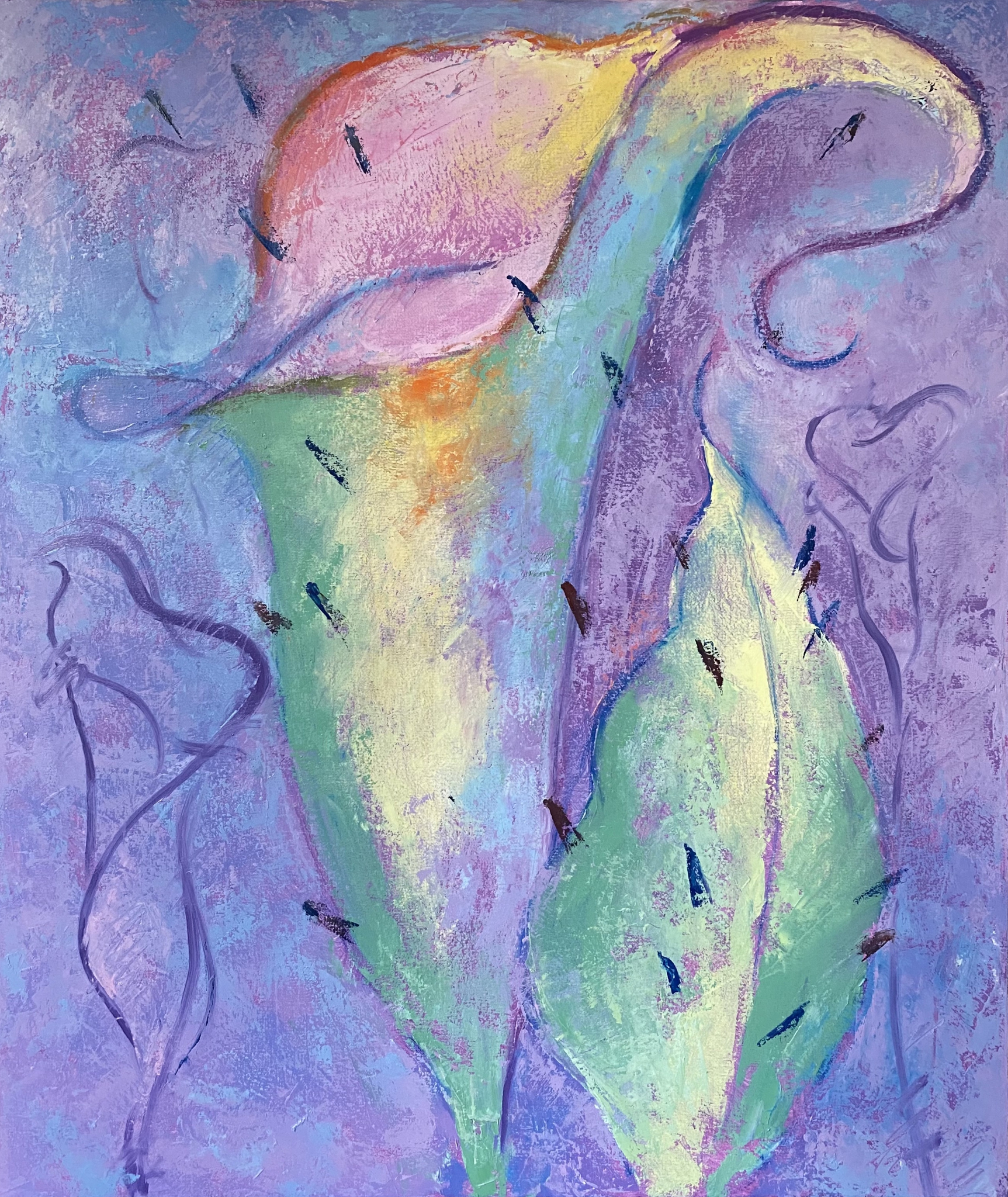 Moody Lily by Rose marie James