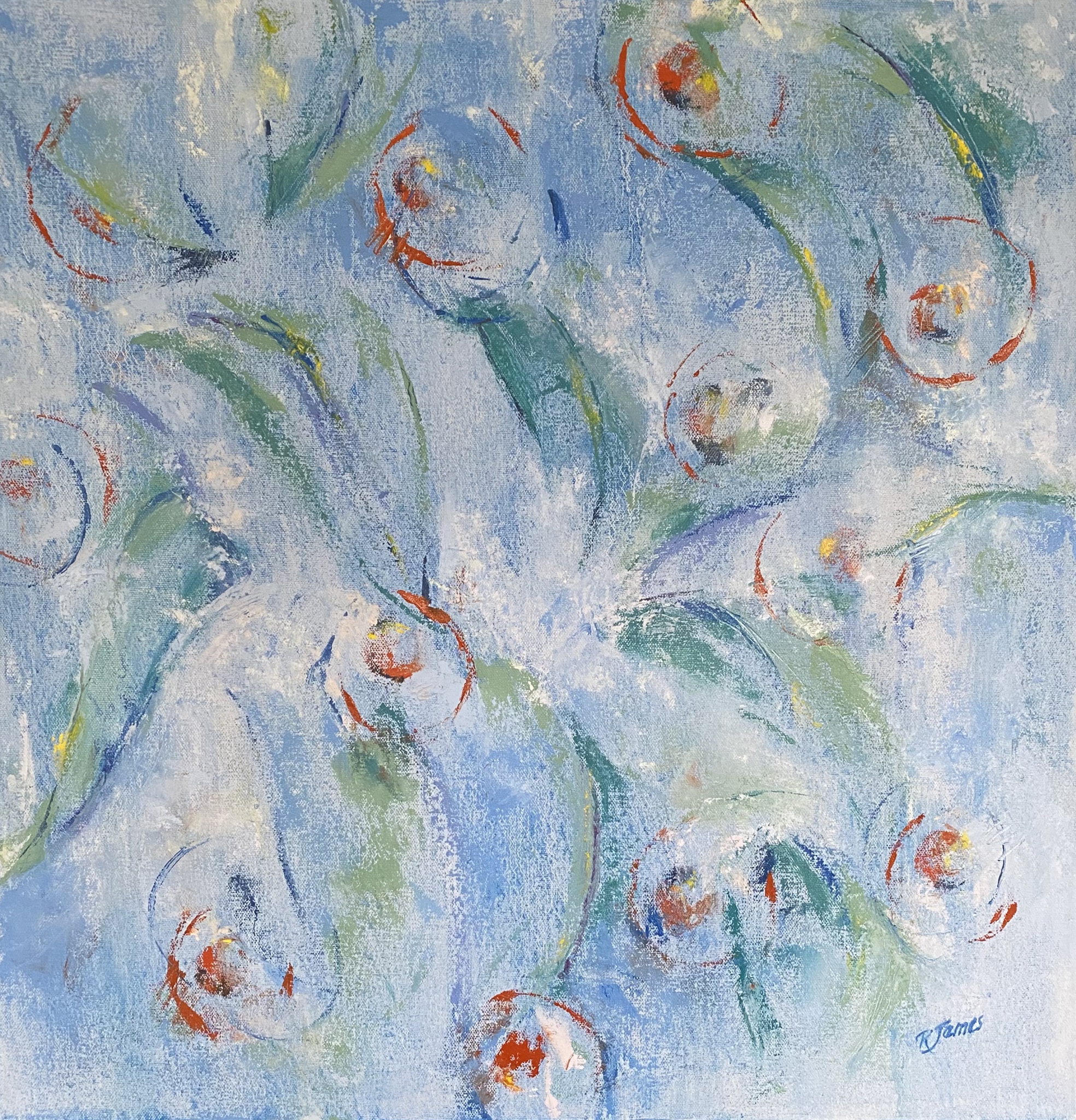 Snow on My Holly by Rose marie James