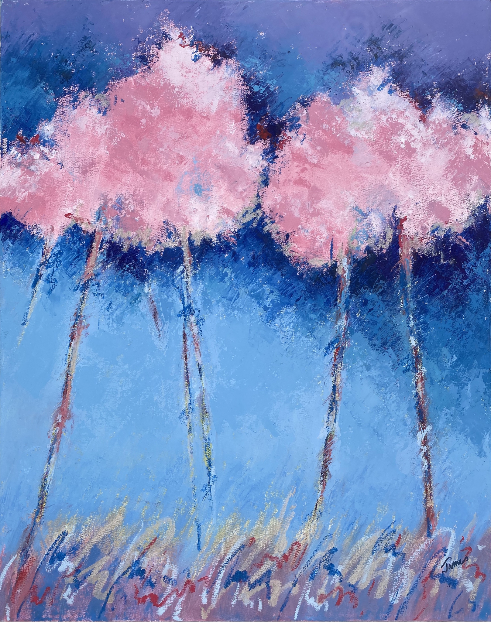 Pink Morning by Rose marie James