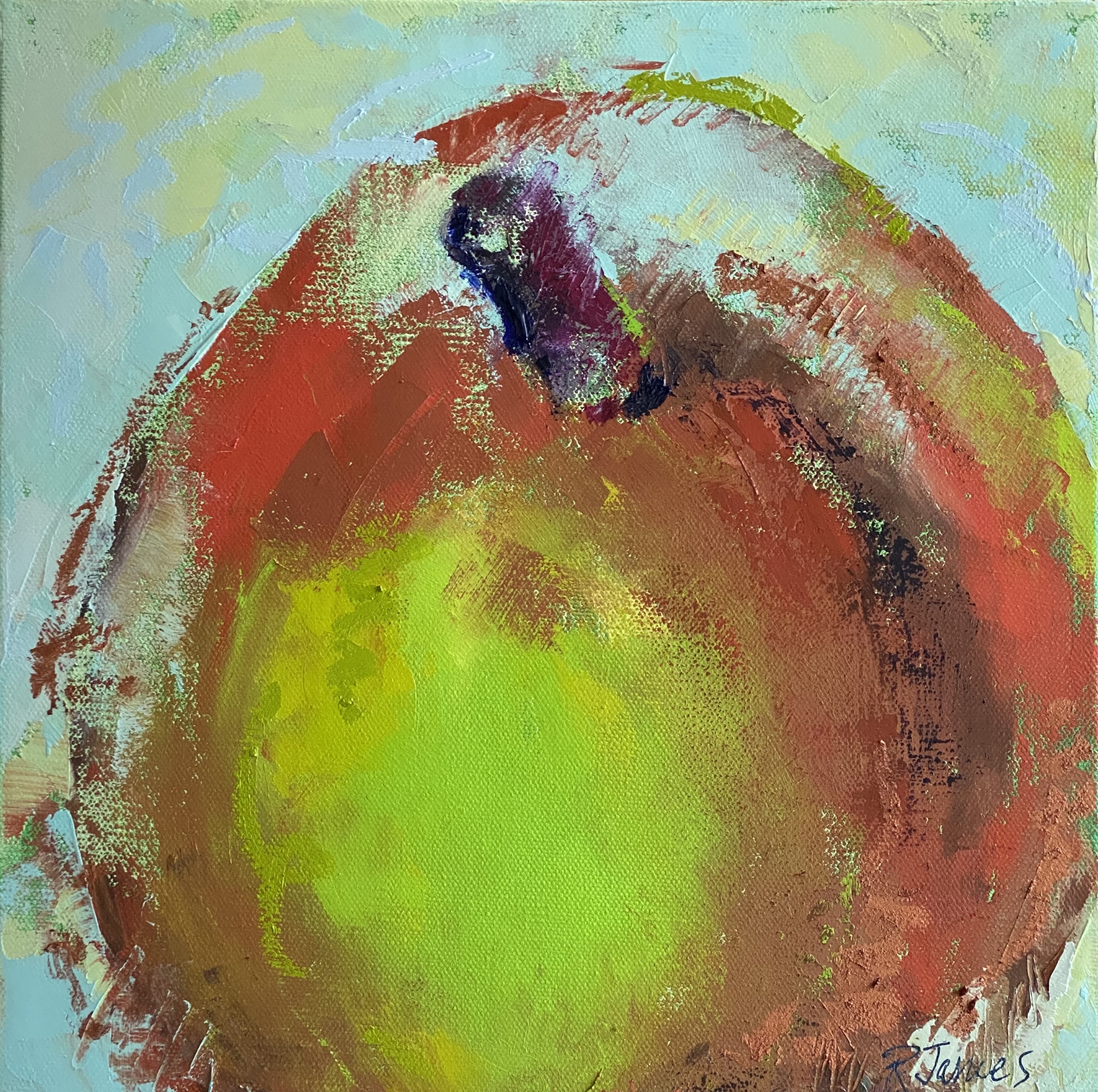 Purple Stemmed Pear by Rose marie James
